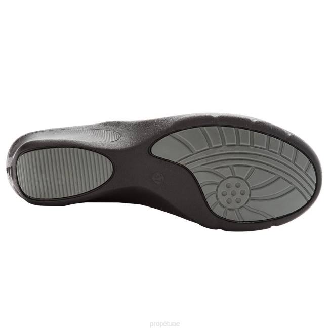 أنيق متموج Propet نحيف أسود / بني / أسمر / أسود شمواه / جلد سويدي رمادي / بورجوندي 4086118