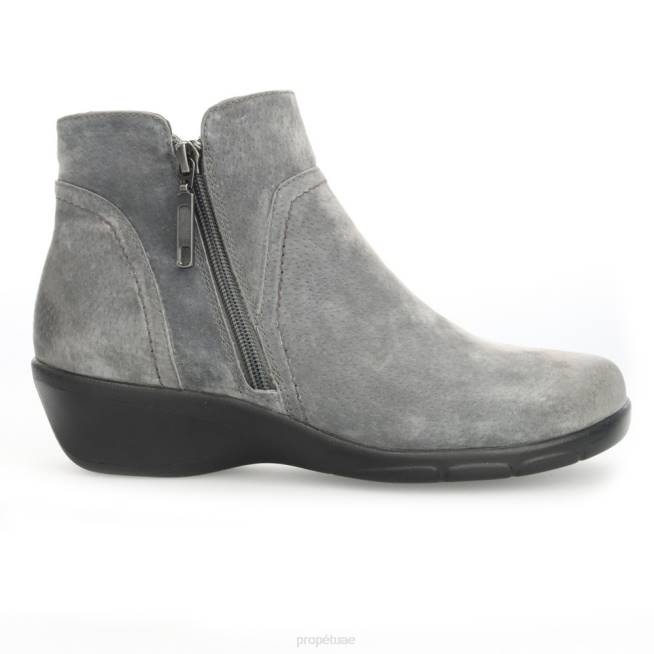 أنيق متموج Propet نحيف أسود / بني / أسمر / أسود شمواه / جلد سويدي رمادي / بورجوندي 4086118