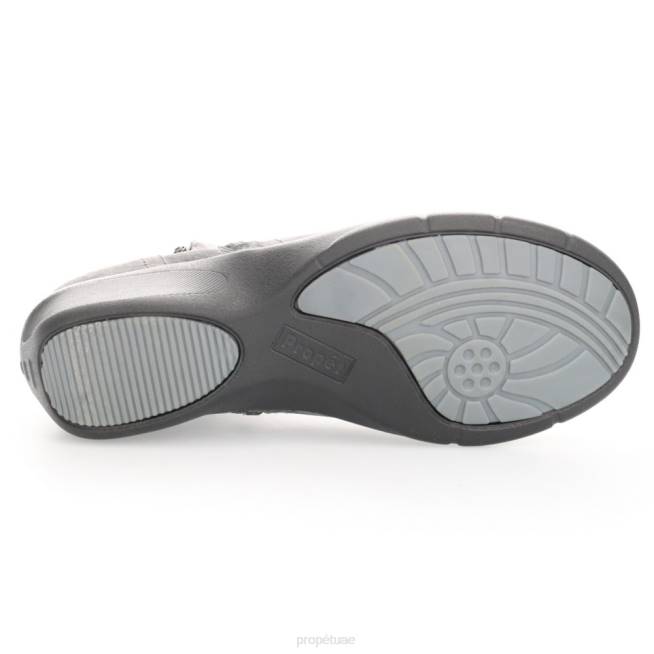 أنيق متموج Propet نحيف أسود / بني / أسمر / أسود شمواه / جلد سويدي رمادي / بورجوندي 4086118