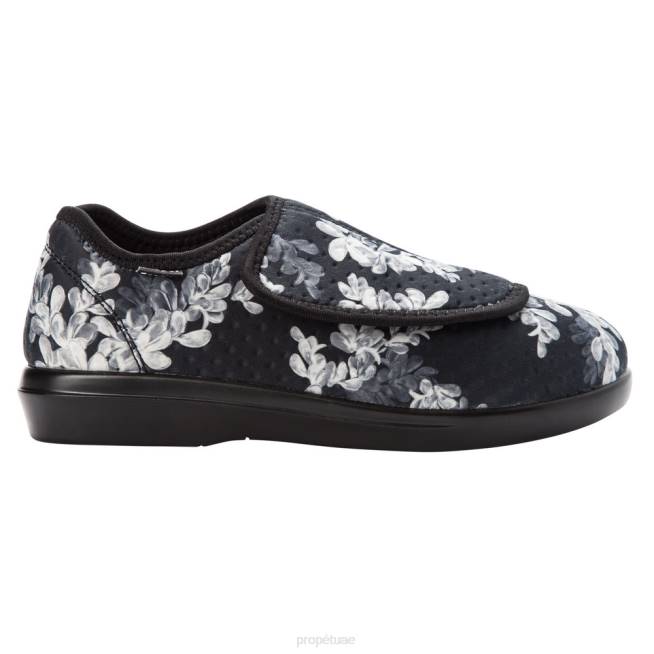 ذكي كوش ن قدم Propet نحيف أسود / أسود الأزهار / سروال قصير بورجوندي / زهر كحلي / سروال قصير من الحجر 4086138