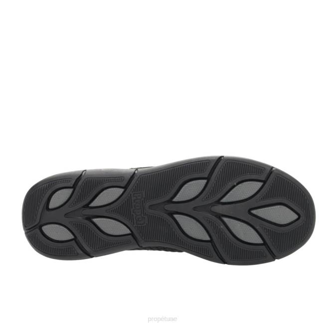 مريح سيلفي Propet نحيف أسود / عظم 4086145