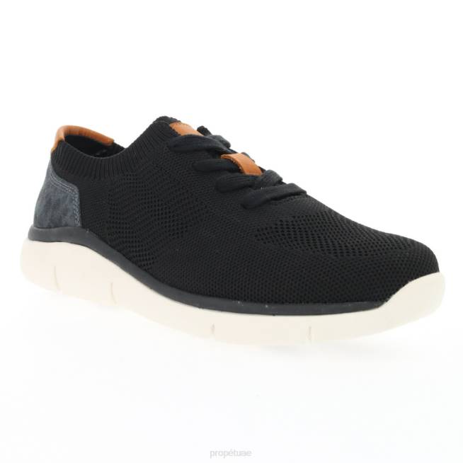 مريح ساشي Propet نحيف المشمش / الأسود / الدنيم / الرمل 4086146