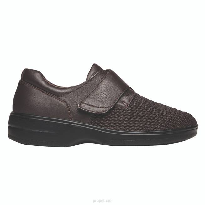 مريح أوليفيا Propet نحيف أسود / عظم / برونكو بني / رمادي داكن 4086147