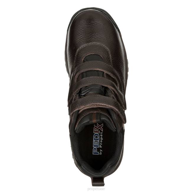 أنيق حزام منحدر ووكر Propet رجال أسود / برونكو بني 408621