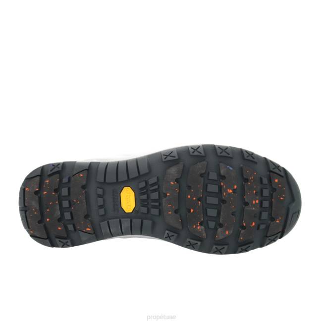 أنيق فاليه Propet رجال رمادي أزرق / برتقالي دخان السلاح 408624