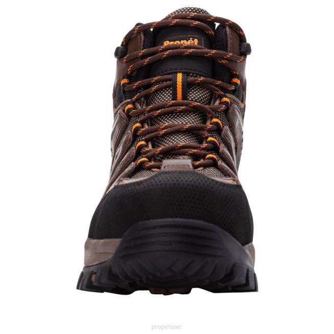 أنيق خفير Propet رجال أسود / برتقالي بني 408636