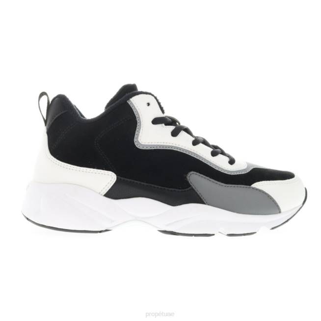 نشيط منتصف الاستقرار Propet رجال أسود أبيض / رمادي أسود 40864