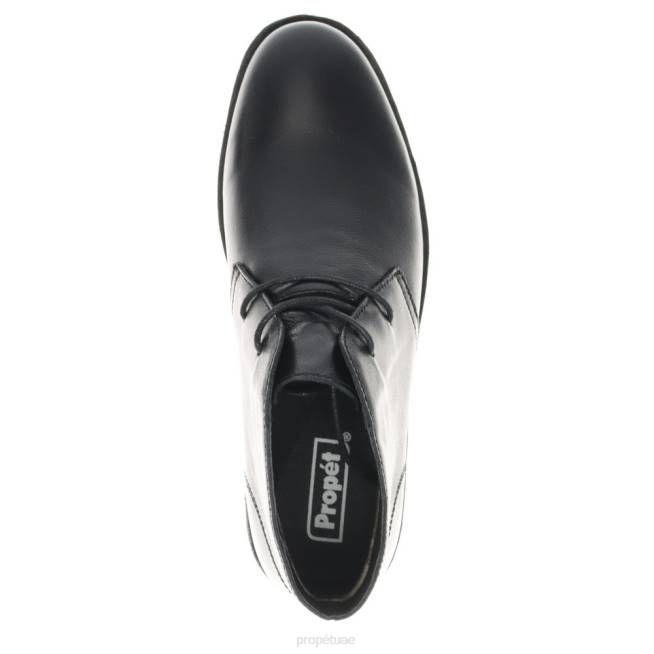 مريح فيندلي جلد Propet رجال تان / أسود 408645