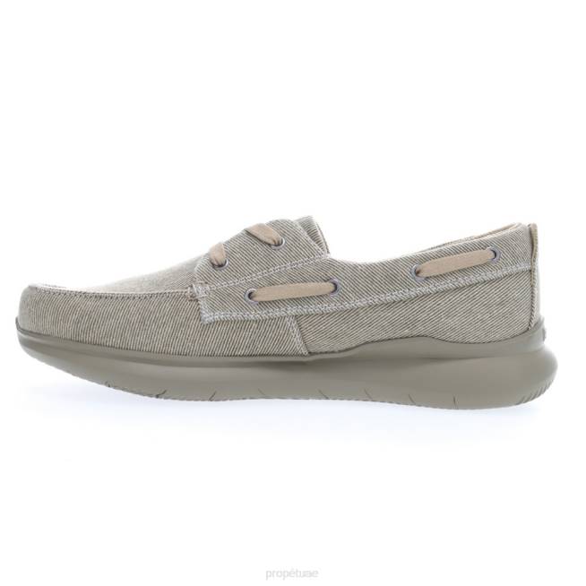 مريح الدانتيل فياسول Propet رجال أسود / رمادي / أسمر 408668