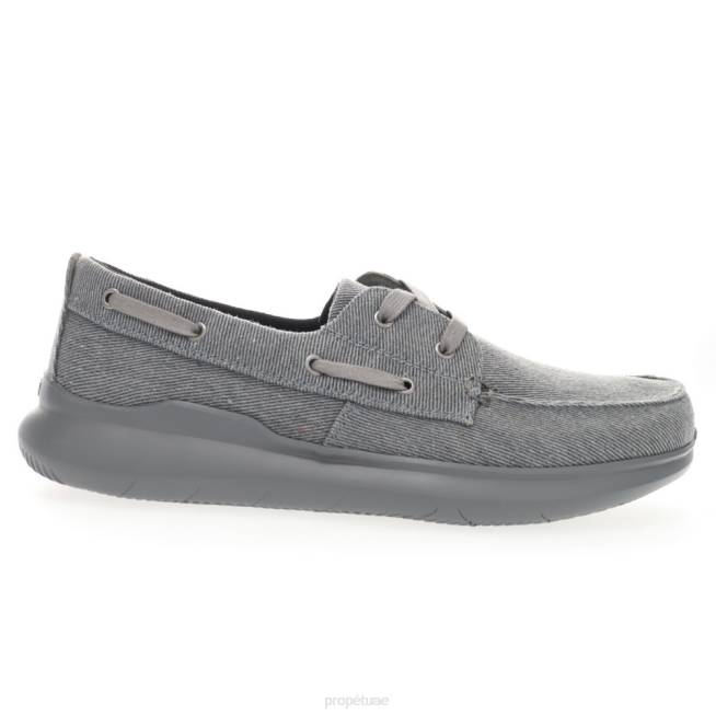 مريح الدانتيل فياسول Propet رجال أسود / رمادي / أسمر 408668