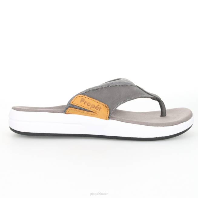 منعش ايستون Propet رجال أسود / رمادي / زيتوني / تان 408675