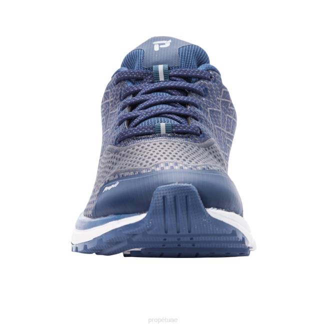 نشيط واحد Propet رجال قرمزي رمادي / أسود فضي / رمادي كحلي 40868