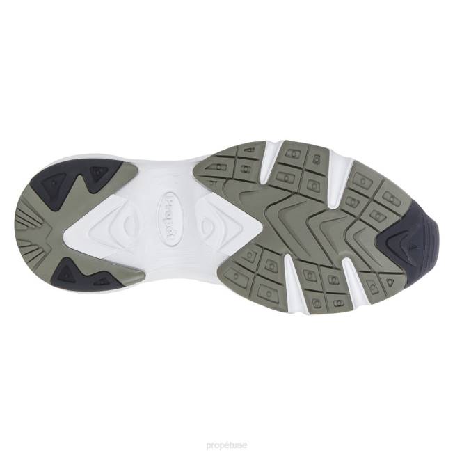 نشيط حزام الاستقرار ووكر Propet رجال أسود / أبيض 40869