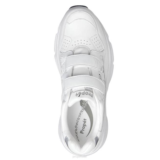 نشيط حزام الاستقرار ووكر Propet رجال أسود / أبيض 40869