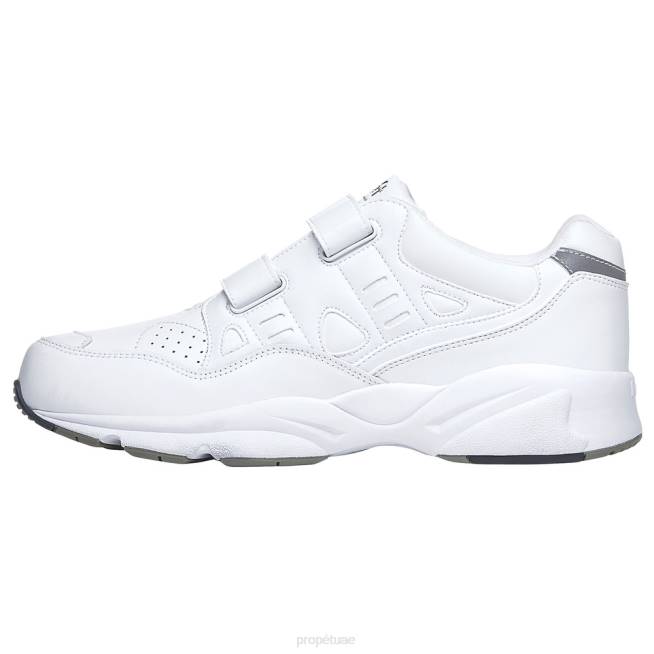 نشيط حزام الاستقرار ووكر Propet رجال أسود / أبيض 40869