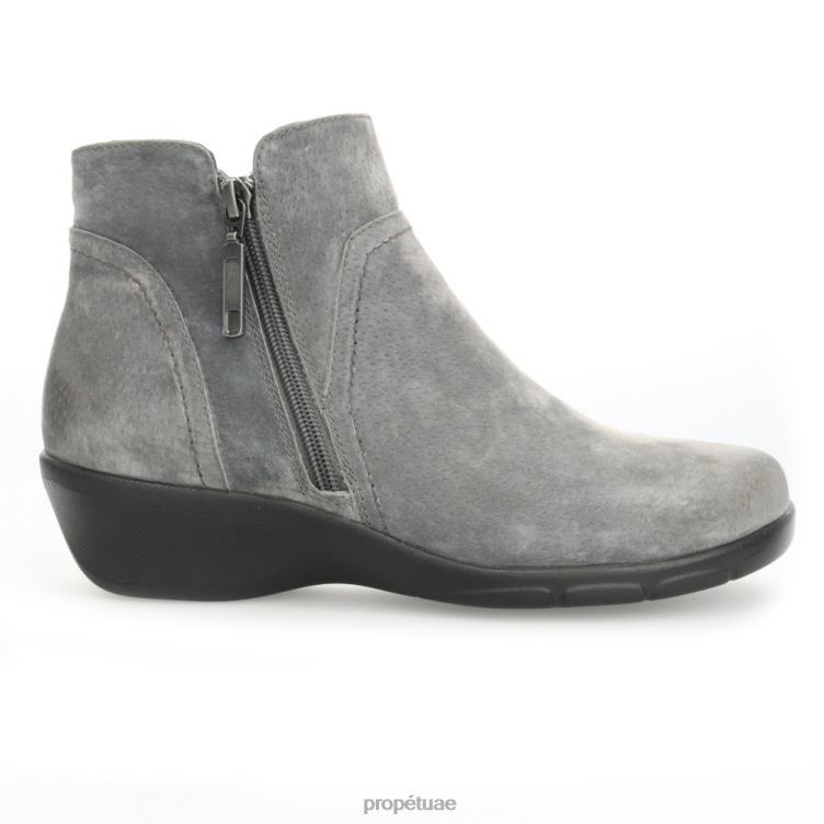 أنيق متموج نحيف Propet أسود / بني / أسمر / أسود شمواه / جلد سويدي رمادي / بورجوندي J6T8N118