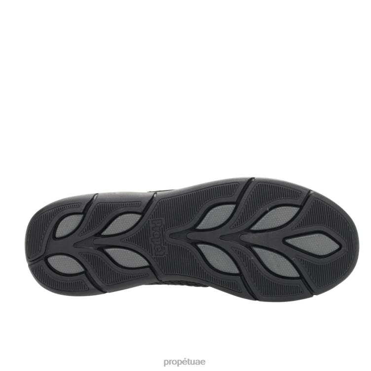 مريح سيلفي نحيف Propet أسود / عظم J6T8N145