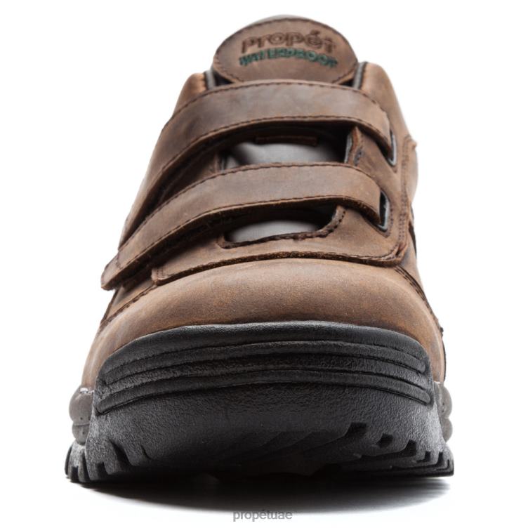 أنيق جرف ووكر حزام منخفض رجال Propet حصان مجنون بني / حبة سوداء J6T8N28