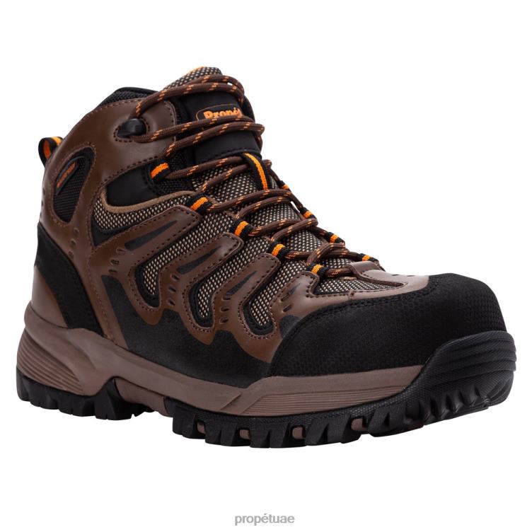 أنيق خفير رجال Propet أسود / برتقالي بني J6T8N36