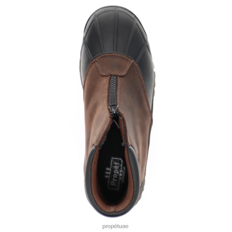 أنيق عمل عاصفة ثلجية رجال Propet بني أسود J6T8N43