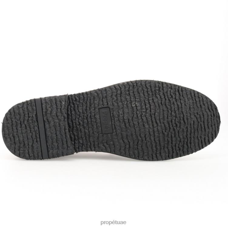 مريح جلد فين رجال Propet أسود / تان J6T8N44