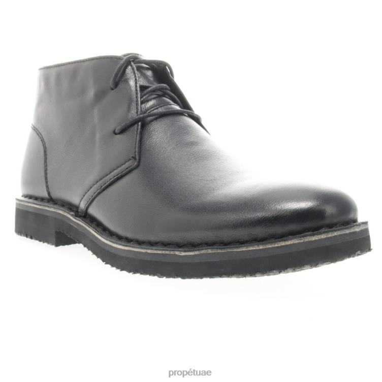 مريح فيندلي جلد رجال Propet تان / أسود J6T8N45