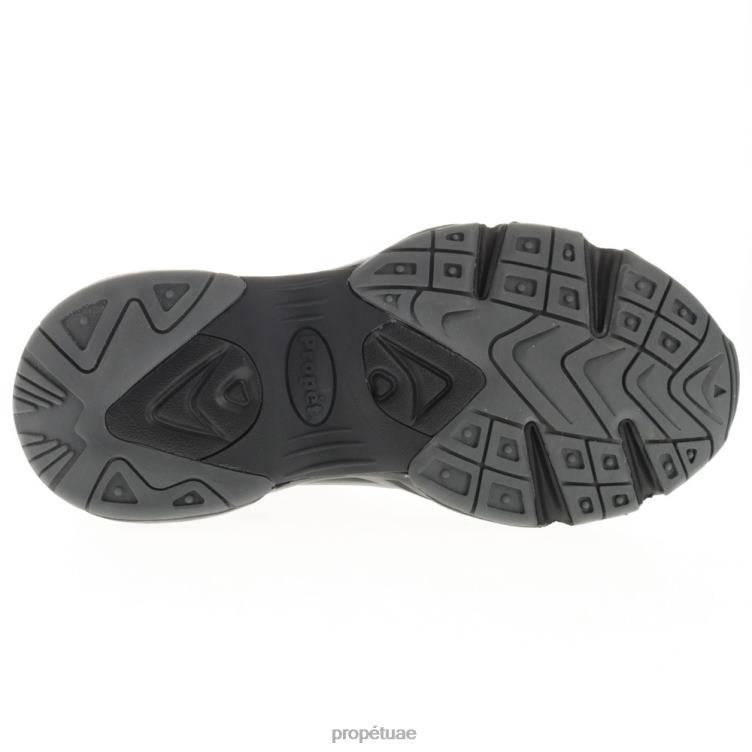 نشيط منتصف الاستقرار رجال Propet أسود أبيض / رمادي أسود J6T8N4