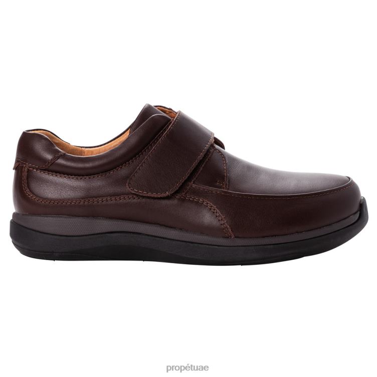 مريح باركر رجال Propet أسود / بني J6T8N53