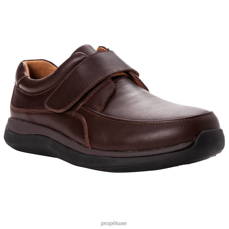 مريح باركر رجال Propet أسود / بني J6T8N53