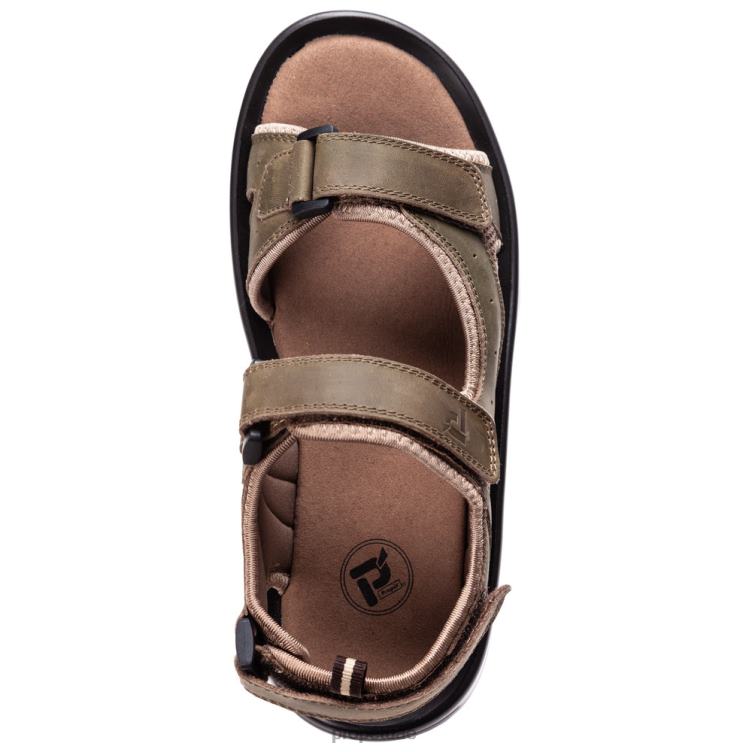 منعش دايتونا رجال Propet أسود / بني / زيتوني J6T8N71