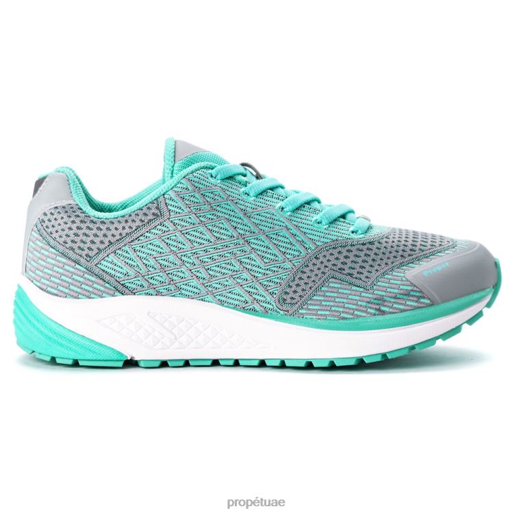 نشيط واحد نحيف Propet النعناع الرمادي / الأسود الفضي / الأزرق الفضي J6T8N91