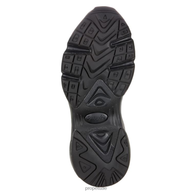 نشيط حزام الاستقرار ووكر نحيف Propet أسود / أبيض J6T8N96