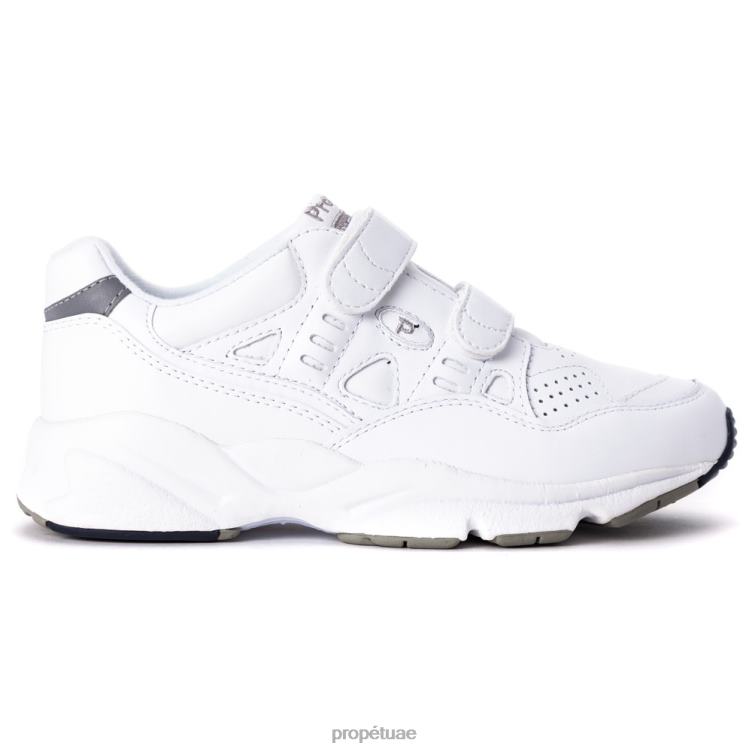 نشيط حزام الاستقرار ووكر نحيف Propet أسود / أبيض J6T8N96