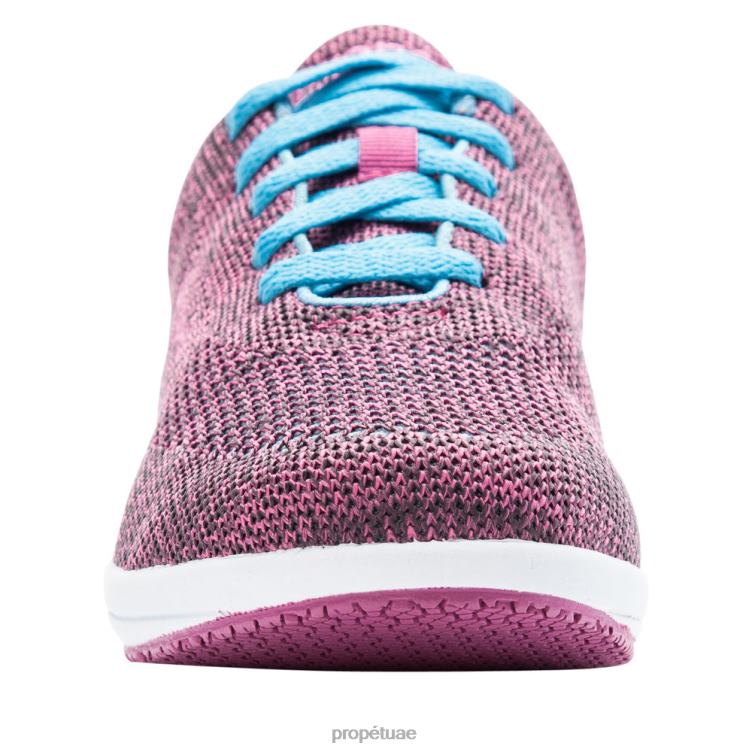 مريح تطور ووكر قابل للغسل نحيف Propet توت أزرق / lt رمادي lt أزرق / رمادي وردي J6T8N149