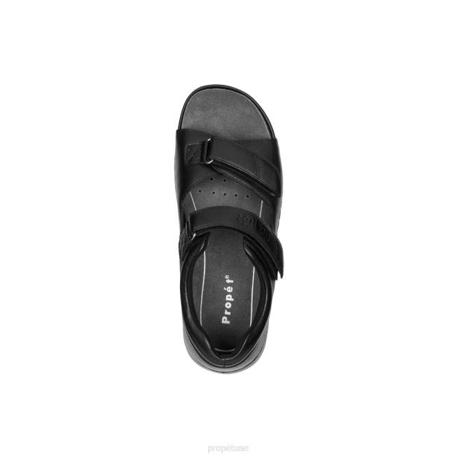 منعش بادي ووكر Propet نحيف أسود / رمادي داكن مغبر nubuck / خشب الساج 4086136